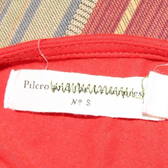 Pilcro by Anthropologie Red Button-Front Sleeveless Tank Top Size Small - Picture 6 of 6
